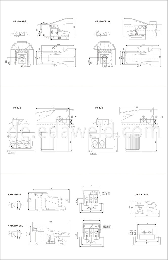 4F210 Pneumatic Valve